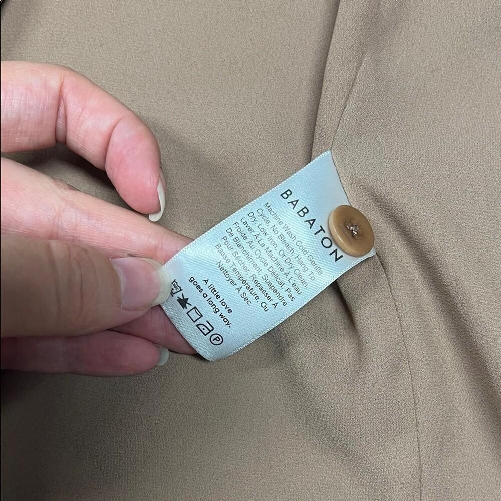aritzia quincey long line cardigan jacket  Soft brown - Picture 5 of 7